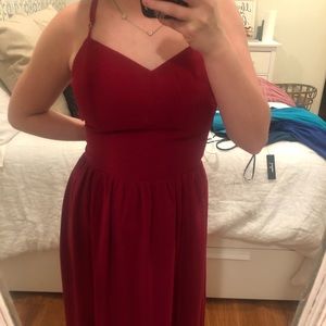 Red/pink maxi dress!